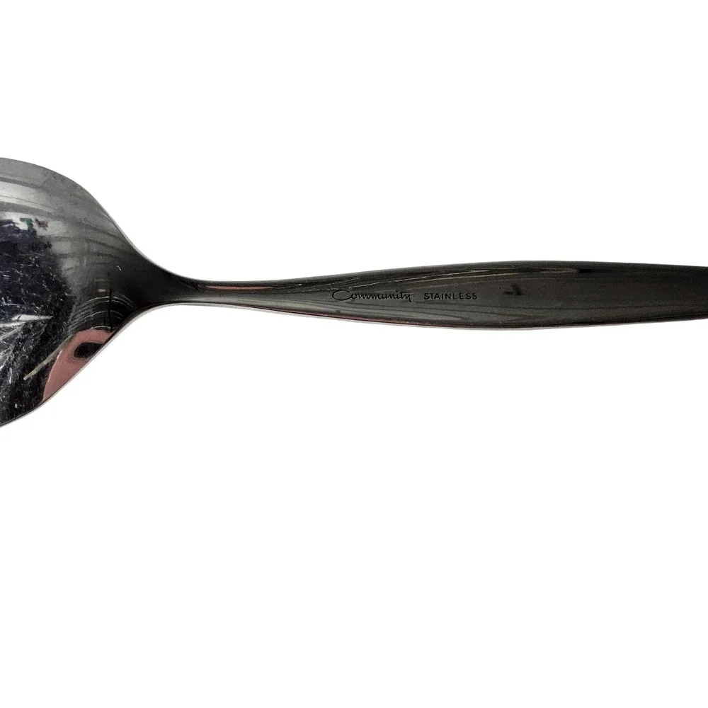 Vintage Oneida Community Venetia‎ Stainless Steel Flatware Slotted Cake Server